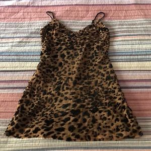 Cheetah print dress